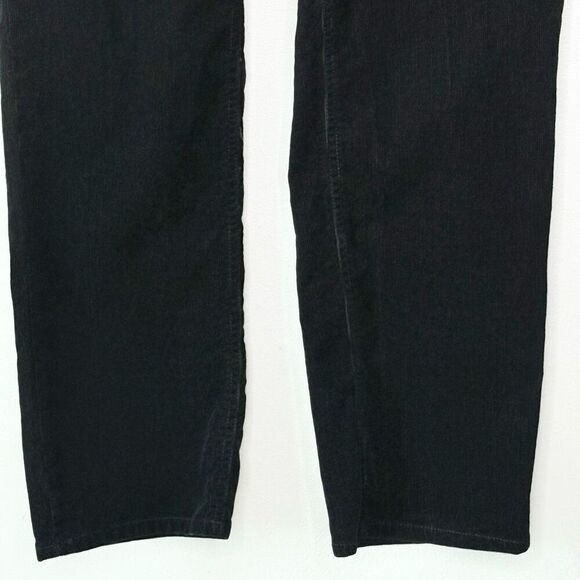 Talbots Flawless Five Pocket Black Corduroy Straight Leg Pants - Women’s US 12P - Picture 5 of 10